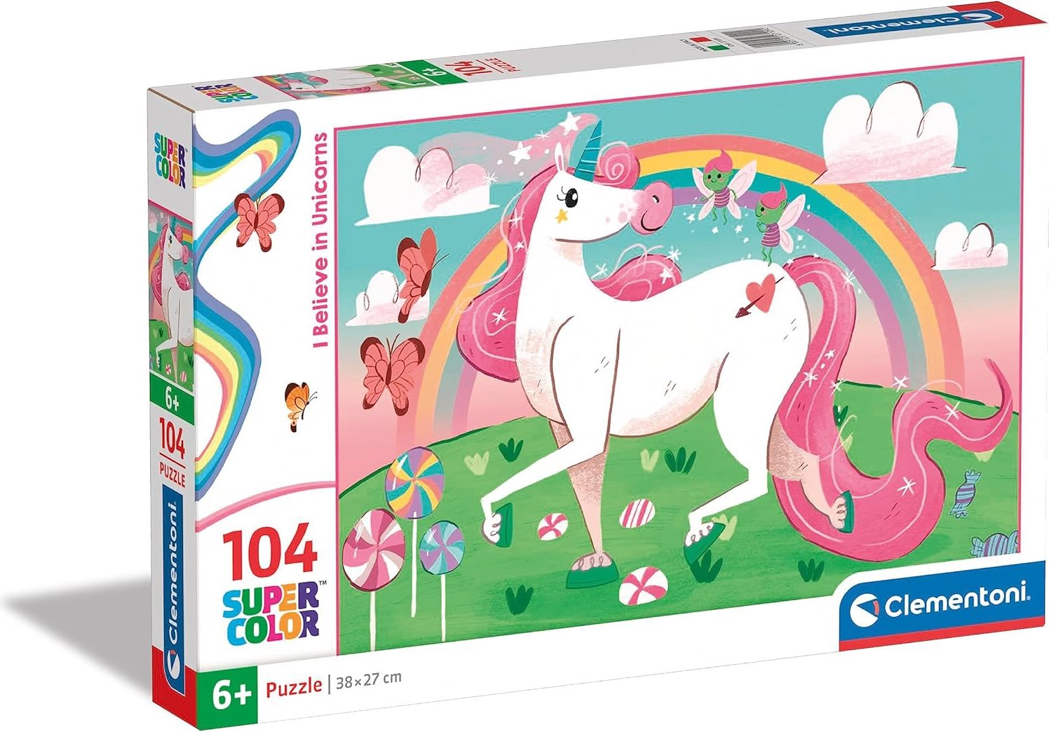 Clementoni Puzzle I Believe in Unicorns 104 dílků