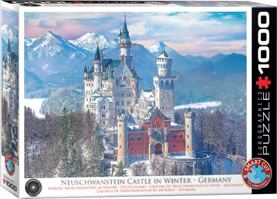 Puzzle Zámek Neuschwanstein 1000 dílků