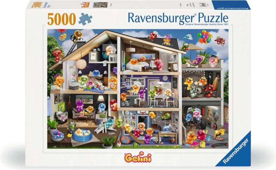 RAVENSBURGER Puzzle Domeček pro Gelini 5000 dílků