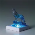 3D Crystal puzzle Vlk (černý) 37 dílků