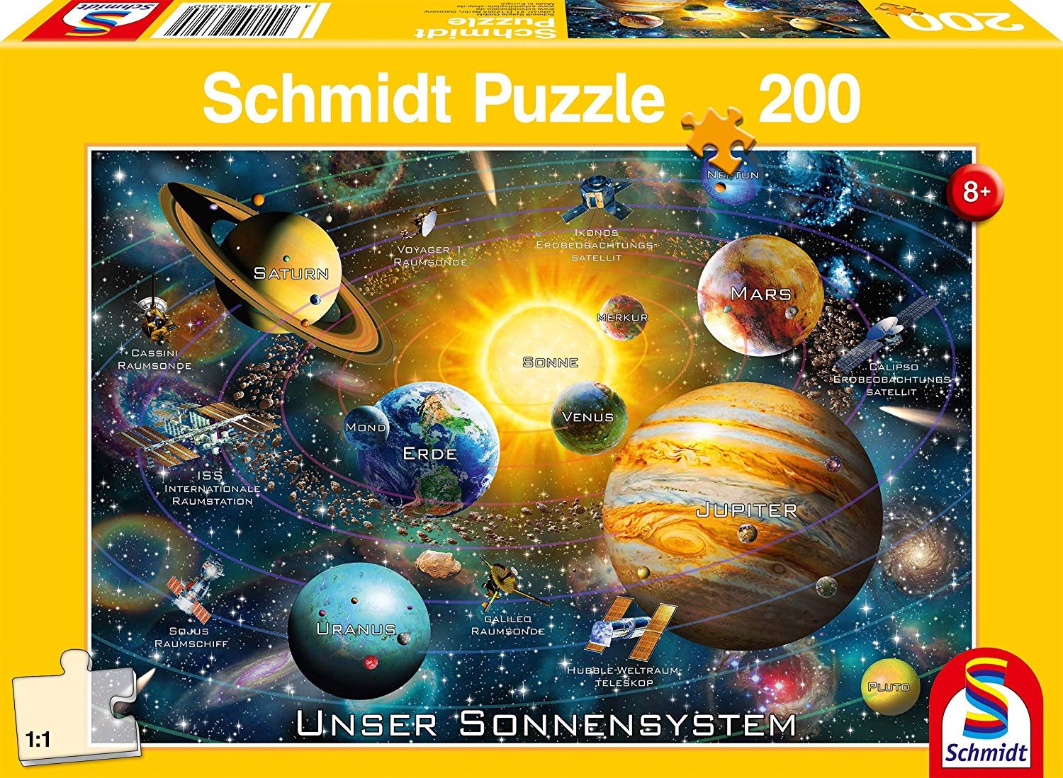 SCHMIDT Puzzle Sluneční soustava 200 dílků