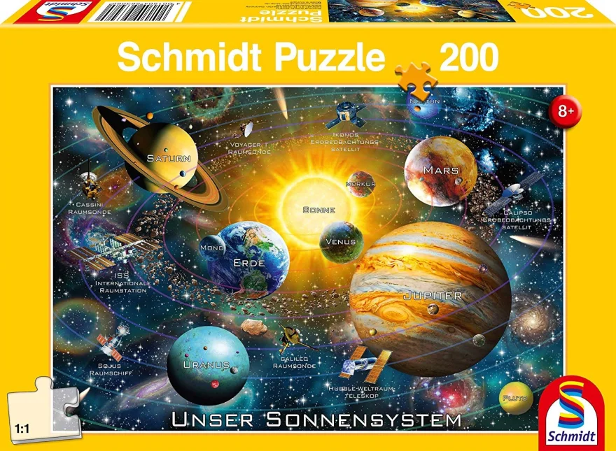 SCHMIDT Puzzle Sluneční soustava 200 dílků