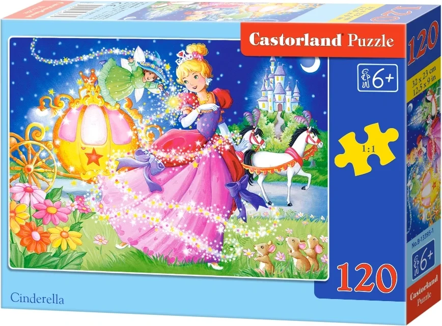 CASTORLAND Puzzle Popelka 120 dílků