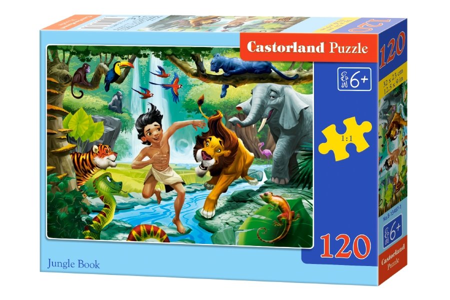 Castorland V džungli 13487 120 dílků