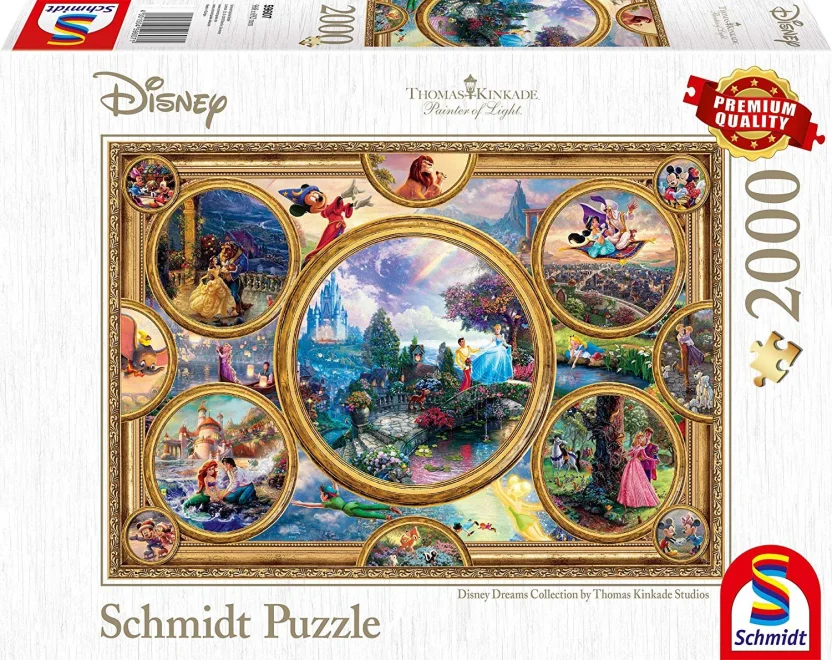 SCHMIDT Puzzle Disney koláž 2000 dílků