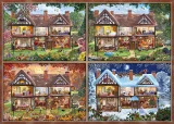 SCHMIDT Puzzle Chaloupka ve čtyřech ročních obdobích 2000 dílků