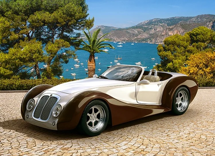 CASTORLAND Puzzle Roadster na riviéře 260 dílků
