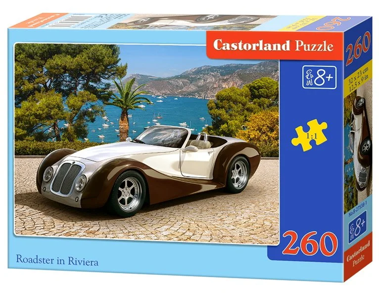 CASTORLAND Puzzle Roadster na riviéře 260 dílků