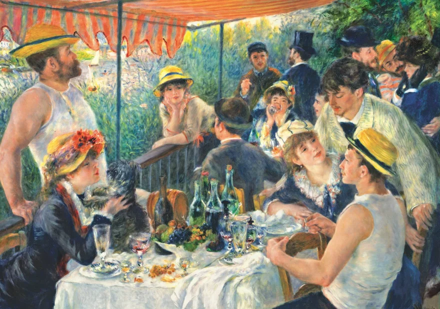 TREFL Puzzle Art Collection: Snídaně veslařů 1000 dílků