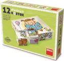 DINO Obrázkové kostky Hezký den, 12 kostek