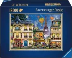 Puzzle Procházka noční Paříží 18000 dílků