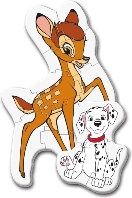 CLEMENTONI Moje první puzzle Disney mláďátka 4v1 (3,6,9,12 dílků)