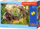 CASTORLAND Puzzle Souboj dinosaurů 180 dílků
