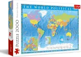 TREFL Puzzle Politická mapa světa 2000 dílků