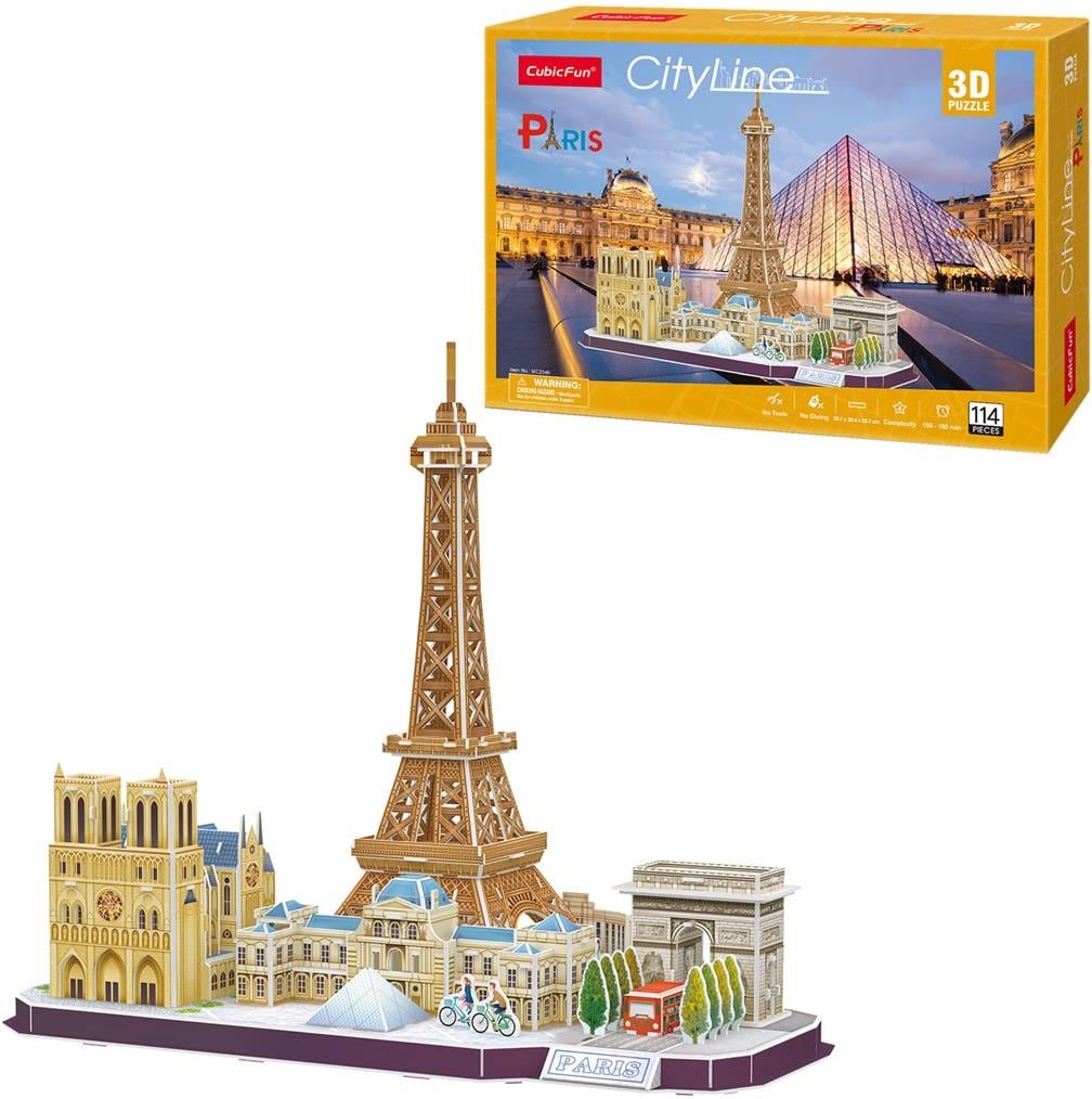 Puzzle 3D City Line Paris
