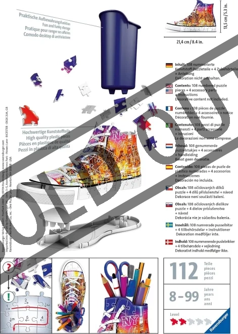 RAVENSBURGER 3D puzzle Kecka New York City 112 dílků