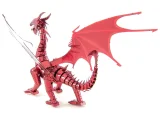 METAL EARTH 3D puzzle Červený drak (ICONX)