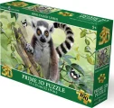 Puzzle s 3D efektem Prime 3D 100 dílků Lemur kata