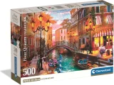 CLEMENTONI Puzzle Západ slunce nad Benátkami 500 dílků