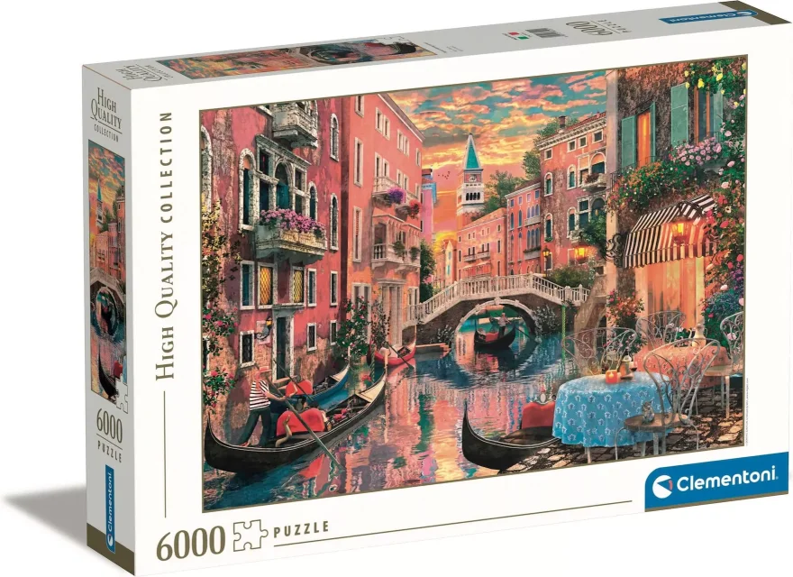 CLEMENTONI Puzzle Západ slunce v Benátkách 6000 dílků