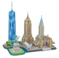 3D puzzle CityLine panorama: New York 123 dílků