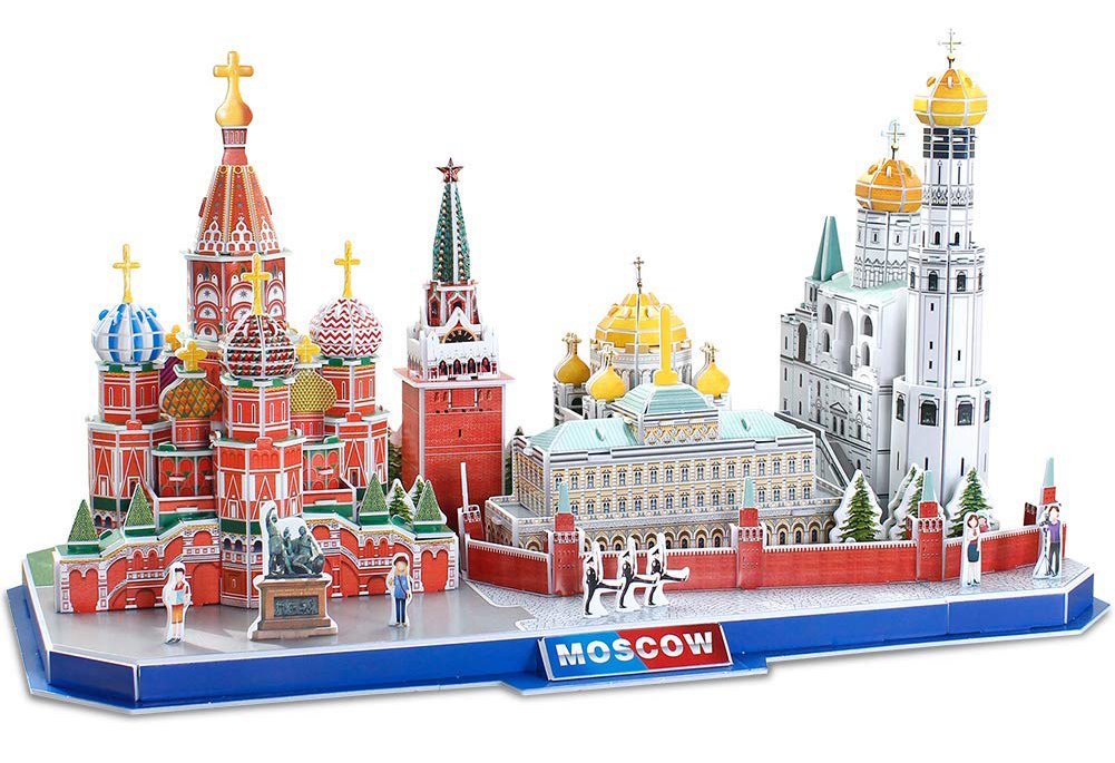 3D puzzle City Line Moskva