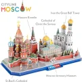 CUBICFUN 3D puzzle CityLine panorama: Moskva 204 dílků