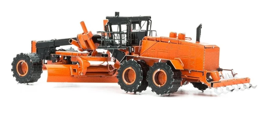 METAL EARTH 3D puzzle Silniční shrňovač Motor Grader (barevný)