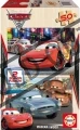 EDUCA Dřevěné puzzle Auta II. 2x50 dílků