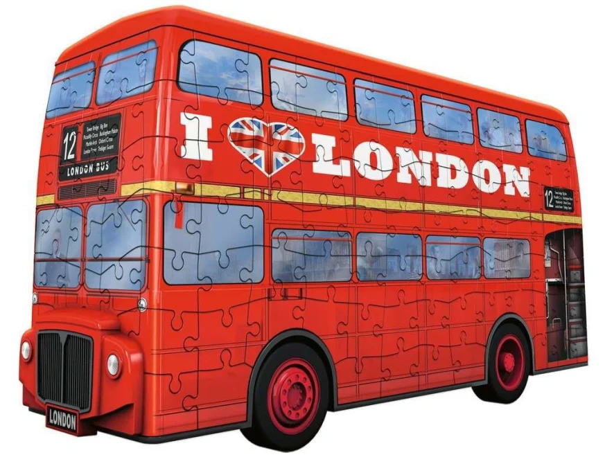 RAVENSBURGER 3D puzzle Londýnský autobus Doubledecker 216 dílků