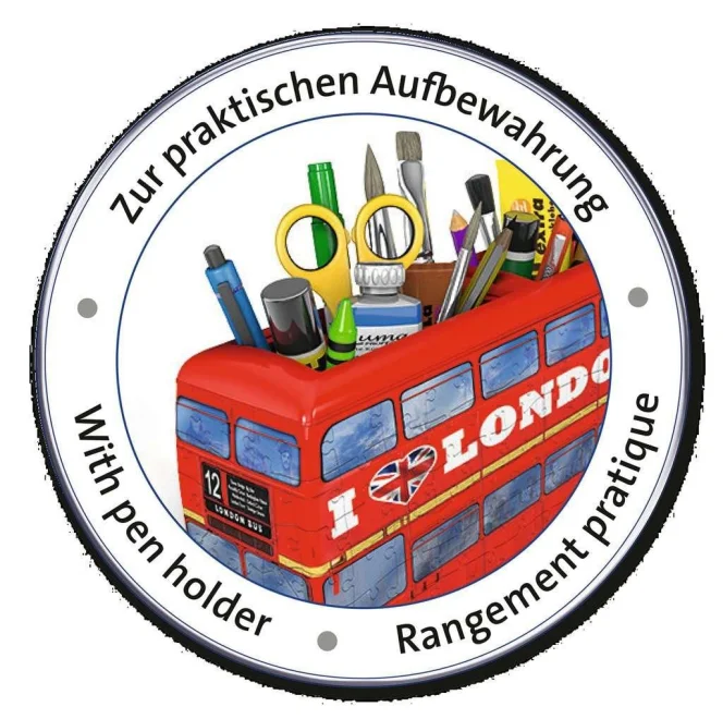 RAVENSBURGER 3D puzzle Londýnský autobus Doubledecker 216 dílků