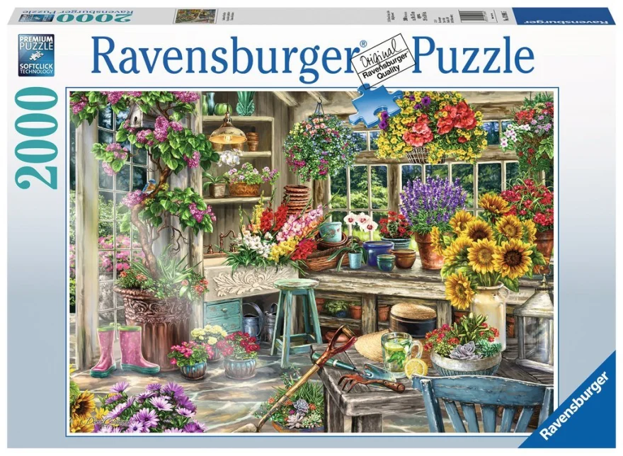 RAVENSBURGER Puzzle Zahradníkův ráj 2000 dílků
