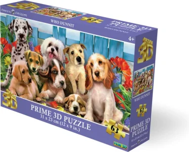 Puzzle s 3D efektem Prime 3D 63 dílků Kdo to udělal!