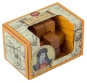 PROFESSOR PUZZLE Dřevěný hlavolam Great Minds: Da Vinci - Hlavolam kříž