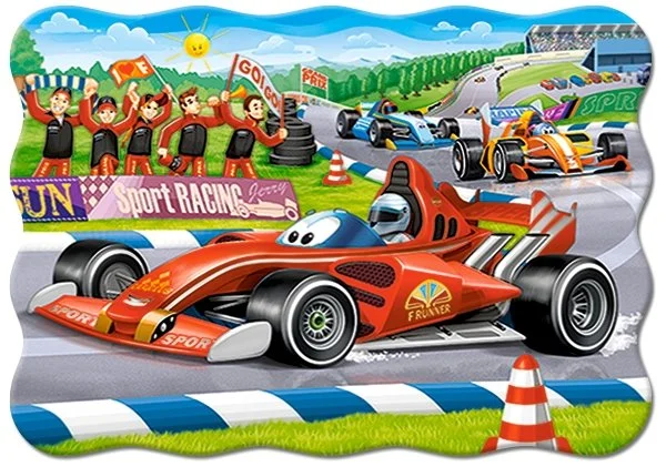 CASTORLAND Puzzle Závodní formule 30 dílků