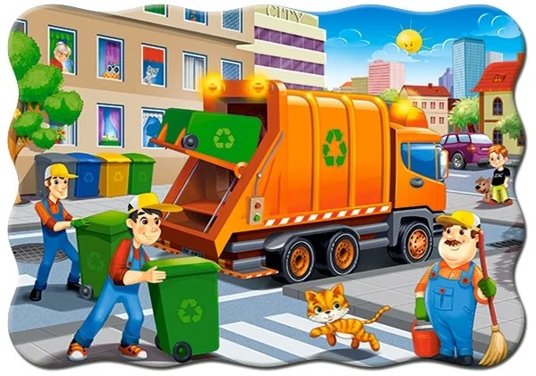 CASTORLAND Puzzle Popeláři 30 dílků