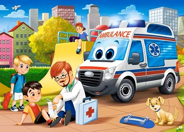 CASTORLAND Puzzle První pomoc 60 dílků