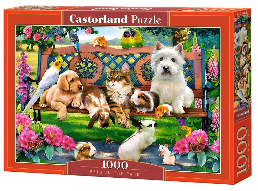 CASTORLAND Puzzle Mazlíčci v parku 1000 dílků