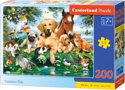 Puzzle Letní přátelé 200 dílků