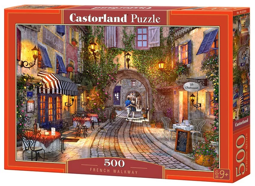 CASTORLAND Puzzle Francouzská ulička 500 dílků