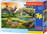 CASTORLAND Puzzle Svět dinosaurů 100 dílků
