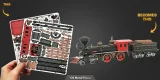Kovové 3D puzzle Metal Earth 4-4-0 Lokomotiva