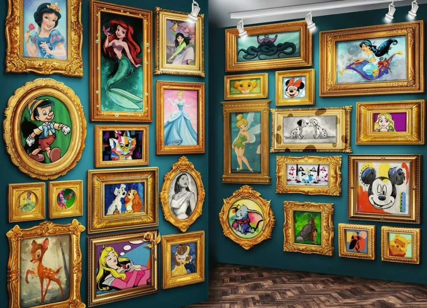 RAVENSBURGER Puzzle Disney muzeum 9000 dílků