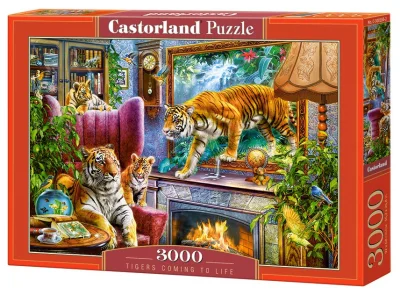 Puzzle Tygři ožívají 3000 dílků