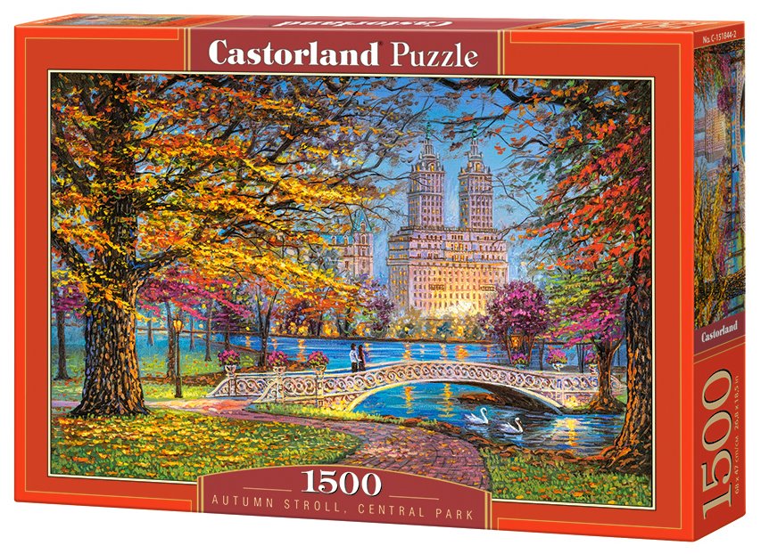 CASTORLAND Puzzle Podzimní Central Park, New York 1500 dílků