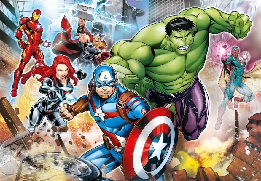 CLEMENTONI Puzzle Avengers: Hrdinové 180 dílků