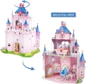 3D puzzle s drahokamy CubicFun Kids 2v1 Princess: Zámek a tajná zahrada 92 dílků