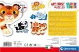 CLEMENTONI Moje první puzzle Safari 4v1 (2,3,4,5 dílků)