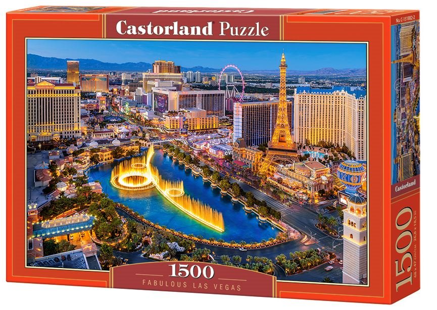 CASTORLAND Puzzle Báječné Las Vegas 1500 dílků