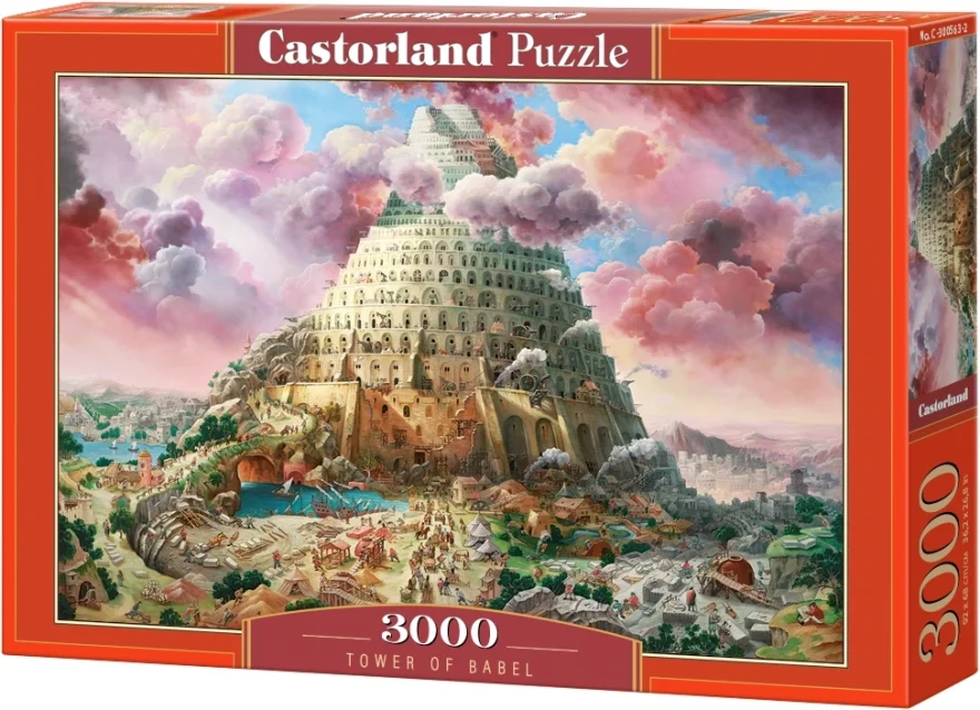 CASTORLAND Puzzle Babylonská věž 3000 dílků
